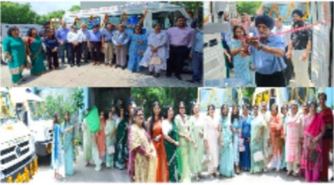 INAUGURATION OF TWO MOBILE MEDICAL VANS